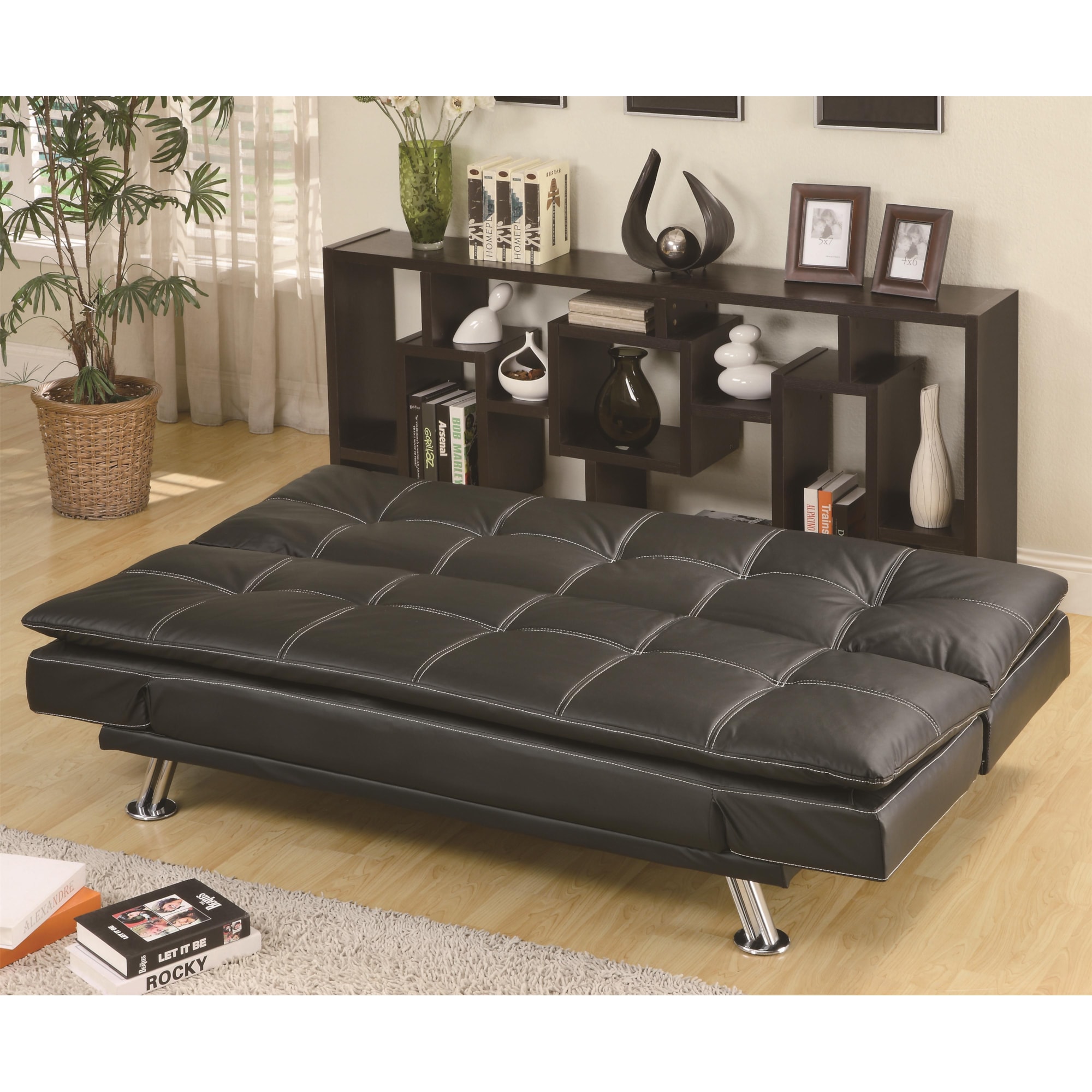 Coaster Sofa Beds and Futons 300281 Contemporary Styled Futon Sleeper